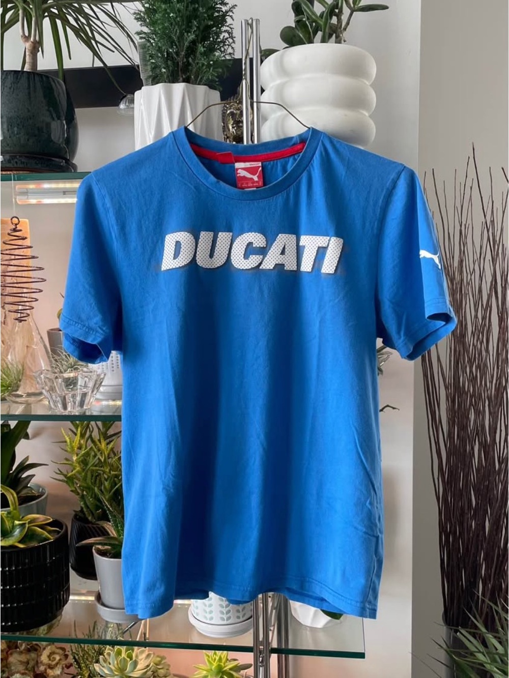 Ducati x Puma Blue Logo Tee